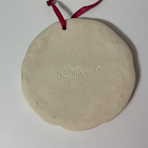 VTG One Off Studio Pottery Bird Bun Warmer Trivet Decor handmade in Nova Scotia - Picture 4 of 5